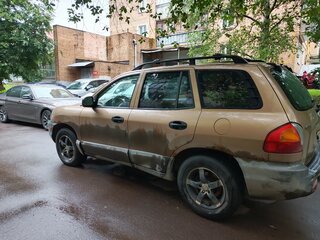 2001 Hyundai Santa Fe I, жёлтый, 320000 рублей, вид 4
