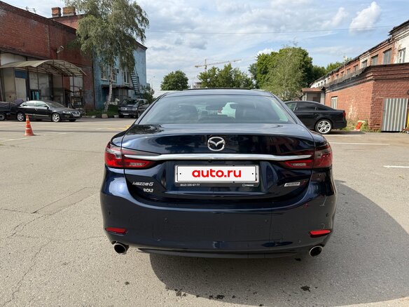 2018 Mazda 6 III (GJ) Рестайлинг 2, синий, 2650000 рублей - вид 6