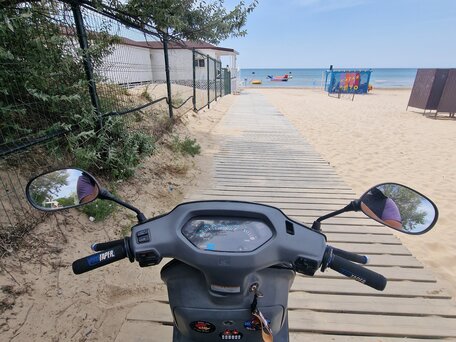 1995 Honda Lead 50, чёрный, 68000 рублей, вид 3