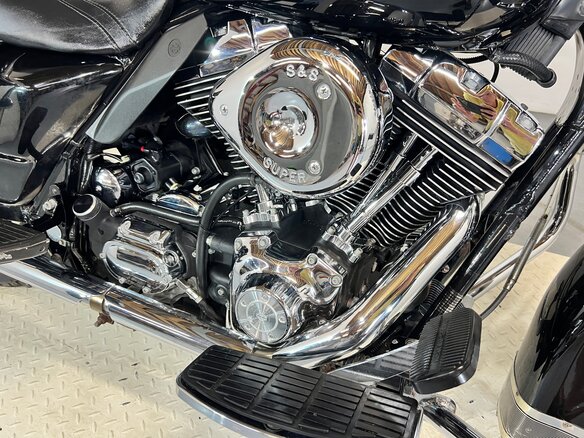 2004 Harley-Davidson Road King, чёрный, 490000 рублей - вид 11