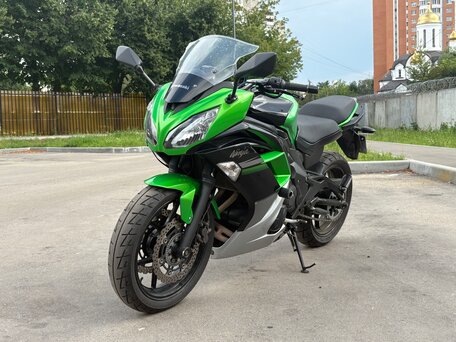 2015 Kawasaki Ninja 400, зелёный, 450000 рублей, вид 4