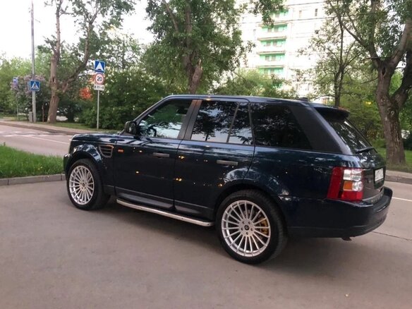2007 Land Rover Range Rover Sport I, синий, 1150000 рублей - вид 6