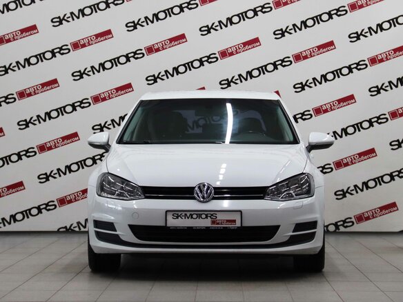 2013 Volkswagen Golf VII, белый, 995170 рублей - вид 1