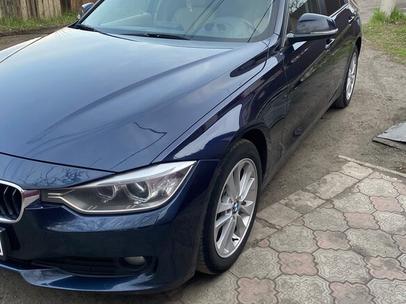 2013 BMW 3 серии 316i VI (F3x), синий, 1400000 рублей
