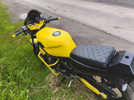 1993 Yamaha FZR250, жёлтый, 115000 рублей, вид 5