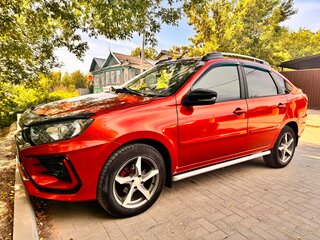 2018 Lada (ВАЗ) Granta I Рестайлинг, красный, 690000 рублей, вид 2