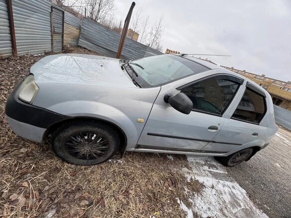 2006 Renault Logan I, серый, 195000 рублей - вид 2