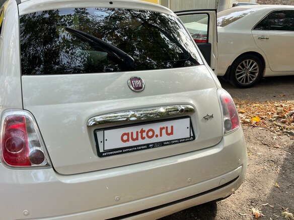 2012 Fiat 500 II, белый - вид 3