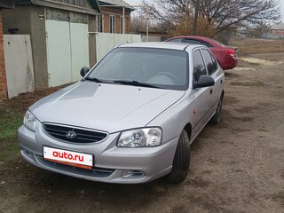 2008 Hyundai Accent ТагАЗ II, серебристый, 450000 рублей, вид 3