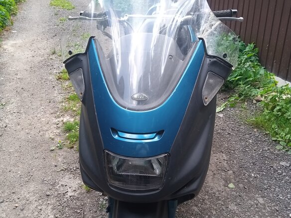 1997 Yamaha Majesty 250, голубой, 70000 рублей