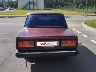 2008 Lada (ВАЗ) 2107, пурпурный, 120000 рублей, вид 2