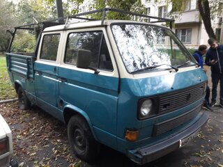 1986 Volkswagen Transporter T3, голубой, 600000 рублей, вид 3