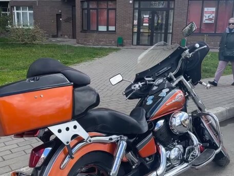 2000 Honda VT 750, оранжевый, 550000 рублей, вид 2