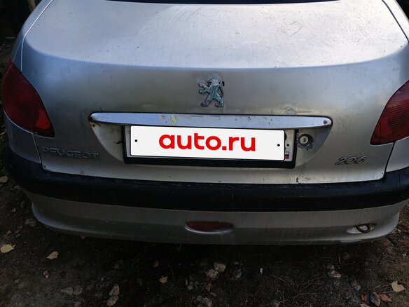2006 Peugeot 206, серый, 93000 рублей - вид 4