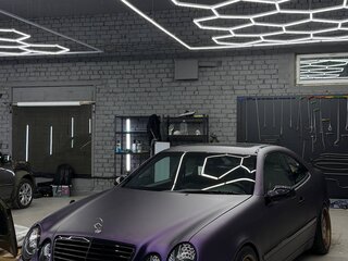 1999 Mercedes-Benz CLK-Класс 430 I (W208), фиолетовый, 670000 рублей, вид 1