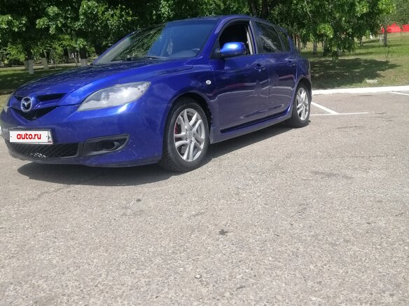 2007 Mazda 3 I (BK) Рестайлинг, синий, 290000 рублей - вид 1