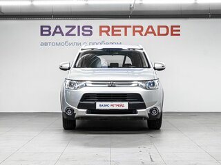2014 Mitsubishi Outlander III Рестайлинг, серебристый, 1569000 рублей, вид 2
