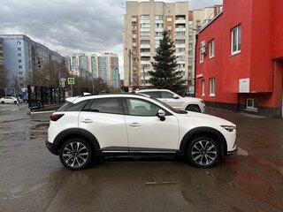 2019 Mazda CX-3 I Рестайлинг, белый, 1900000 рублей, вид 4