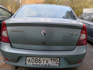 2012 Renault Logan I Рестайлинг, синий, 590000 рублей, вид 3