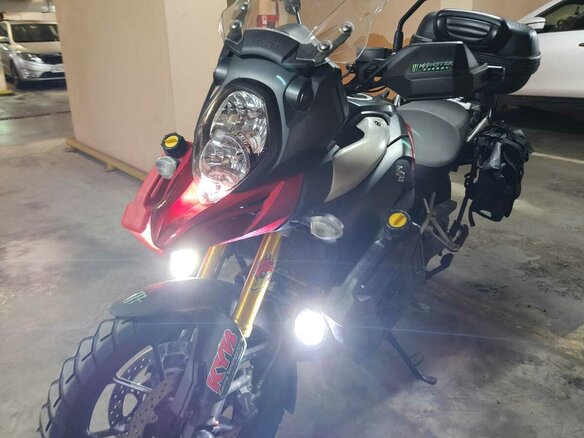 2015 Suzuki V-Strom 1000, пурпурный, 790000 рублей - вид 13