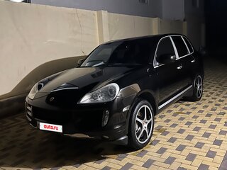 2007 Porsche Cayenne S I Рестайлинг (957), чёрный, 1350000 рублей, вид 2
