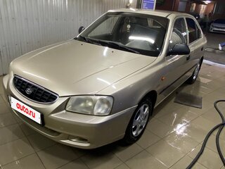 2004 Hyundai Accent ТагАЗ II, бежевый, 550000 рублей, вид 2