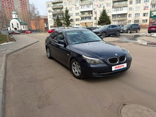 2008 BMW 5 серии 525i V (E60/E61) Рестайлинг, синий, 990000 рублей, вид 2