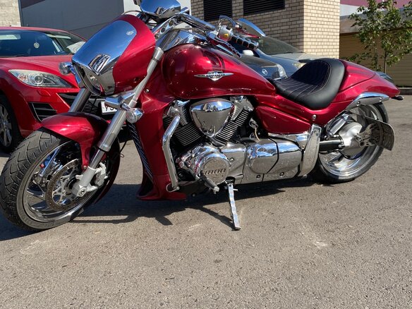 2007 Suzuki Boulevard M109R, пурпурный - вид 12