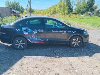 2019 Volkswagen Polo V Рестайлинг, чёрный, 750000 рублей, вид 4