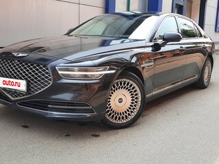 2020 Genesis G90 I Рестайлинг, чёрный, 2950000 рублей, вид 2
