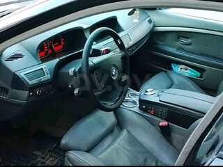 2002 BMW 7 серии 745i IV (E65/E66), чёрный, 650000 рублей, вид 4