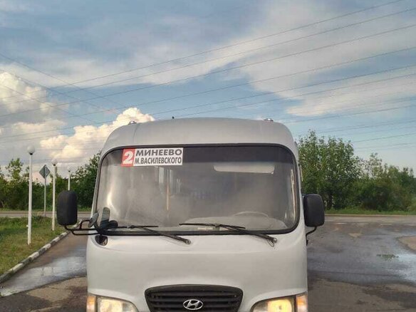 2011 Hyundai County, серебристый, 550000 рублей