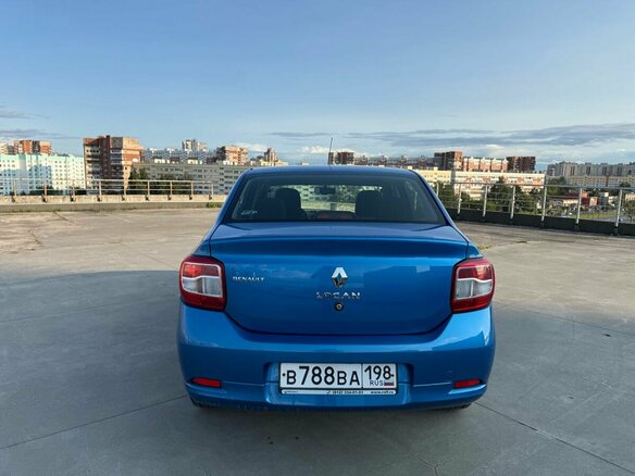 2018 Renault Logan II Рестайлинг, синий, 759000 рублей - вид 6