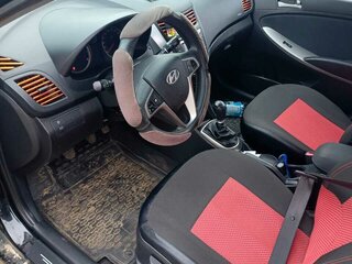 2015 Hyundai Solaris I Рестайлинг, чёрный, 1050000 рублей, вид 5