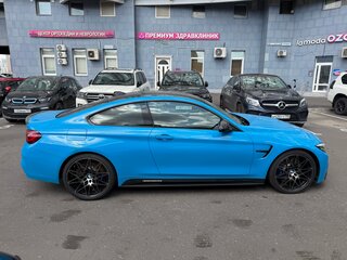 2019 BMW M4 Competition Package F82/F83 Рестайлинг, голубой, 6300000 рублей, вид 4