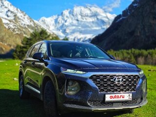 2019 Hyundai Santa Fe IV, синий, 2770000 рублей, вид 5