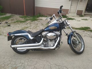 2001 Harley-Davidson Softail Standard, синий, 766000 рублей, вид 1