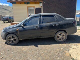 2012 Lada (ВАЗ) Granta I, чёрный, 300000 рублей, вид 3
