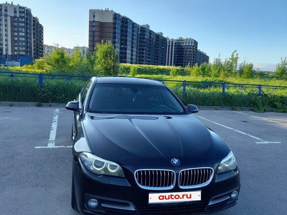 2016 BMW 5 серии 520d VI (F10/F11/F07) Рестайлинг, чёрный, 2150000 рублей - вид 1