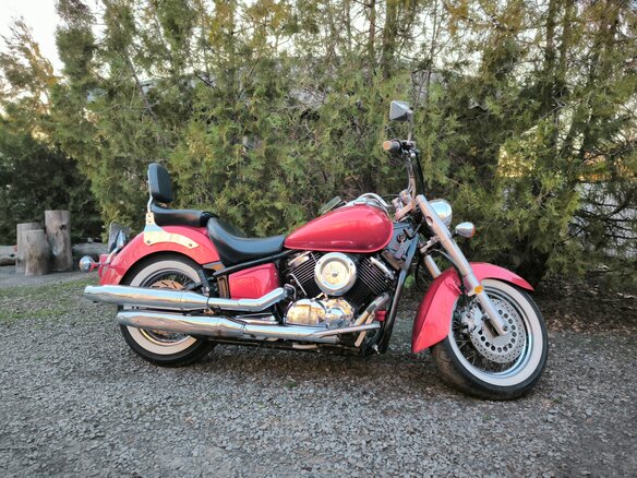 2003 Yamaha XVS1100, красный, 550000 рублей - вид 12