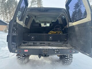 2008 Nissan Patrol V (Y61) Рестайлинг, чёрный, 3700000 рублей, вид 4