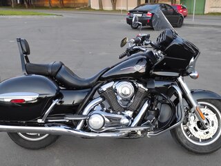 2010 Kawasaki VN1700 Vulcan, чёрный, 600000 рублей, вид 1