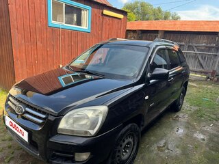 2007 Kia Sportage II, чёрный, 750000 рублей, вид 1
