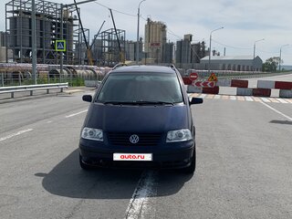 2003 Volkswagen Sharan I Рестайлинг 2, синий, 630000 рублей, вид 2