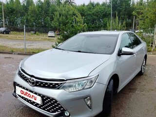 2013 Toyota Camry VII (XV50), серебристый, 1170000 рублей, вид 1