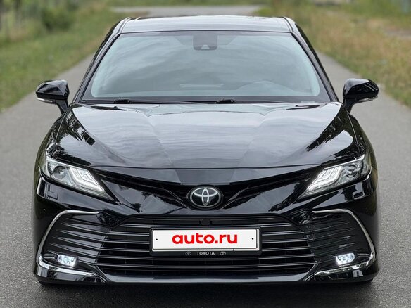 2020 Toyota Camry VIII (XV70) Рестайлинг, чёрный - вид 1