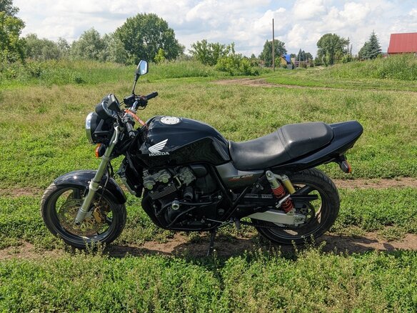 2001 Honda CB 400 Super Four, чёрный, 250000 рублей - вид 4