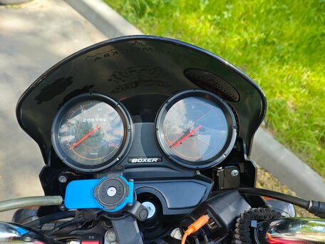 2019 Bajaj Boxer BM 150, красный, 125000 рублей, вид 4