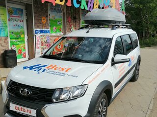 2021 Lada (ВАЗ) Largus Cross I Рестайлинг, белый, 750000 рублей, вид 1