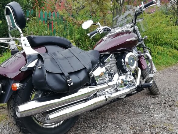 2008 Yamaha XVS1100, красный, 830000 рублей - вид 6